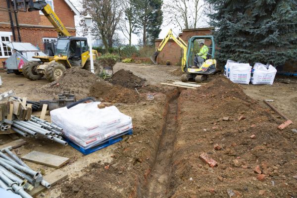 Drainage Ditch Digging in Portland