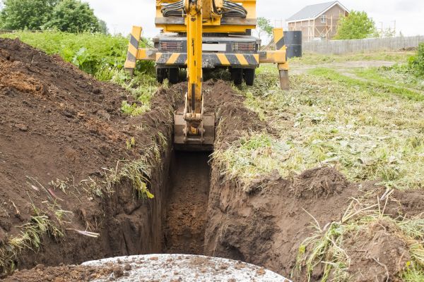 Drainage Trench Installation in Portland