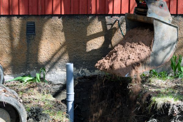 Sewer Line Digging in Portland