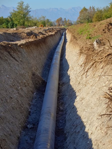 Gas Pipe Trenching in Portland