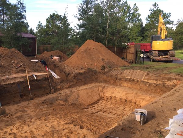 Pool Site Excavation in Portland