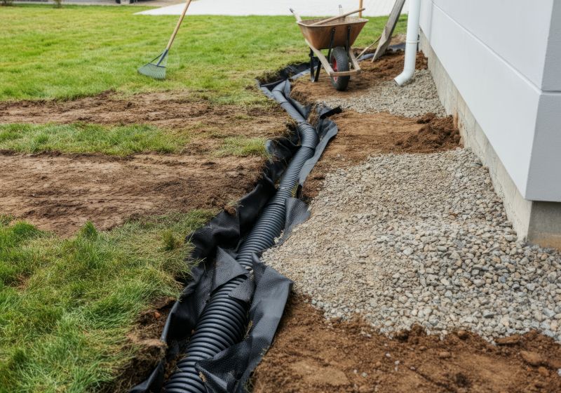 Drainage Trench Installation